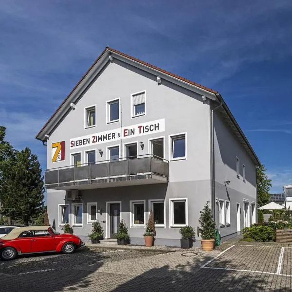 Sieben Zimmer & Ein Tisch, hotel v destinaci Bobingen