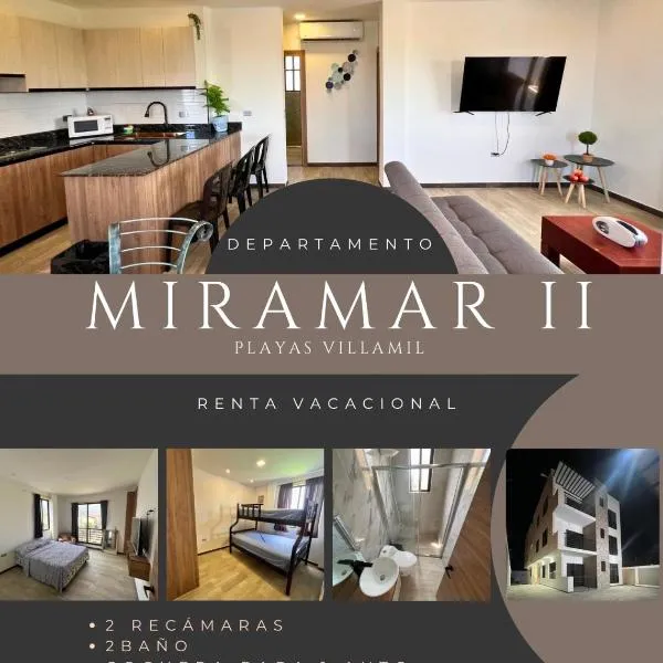 Miramar 2 departamento con vista a la playa, hotel a Playas