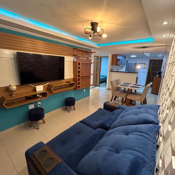 Apartamento 3 minutos a pé da praia