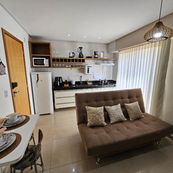 Flat 202 lindíssimo ao lado Shopping Flamboyant