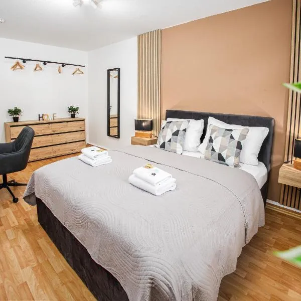 Central Essence Apartment I Zwei Schlafzimmer I Küche I Parken I Waschmaschine I Smart-TV I WLAN, hotel v destinaci Magdeburk