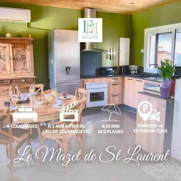 Le Mazet de St Laurent - 4 personnes - Idéalement situé, hotel in Saint-Laurent-dʼAigouze