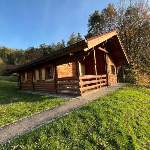 Blockhaus Holzzeit im Bayerischen Wald, hotel in Stamsried