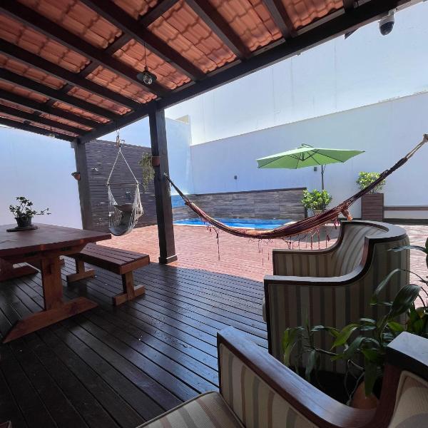 Linda Casa 5 quartos com piscina para família na praia de Canasvieiras - Foto 5