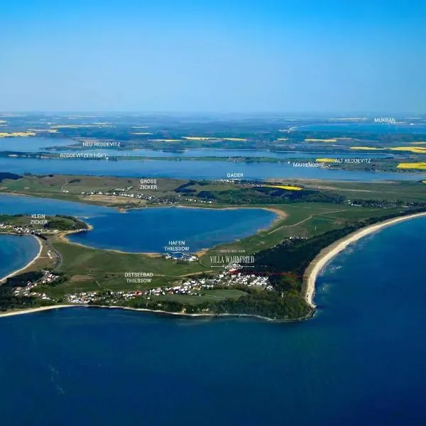 Boutique Hotel Villa Wahnfried Thiessow, hotel em Thiessow