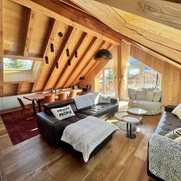 Chalet Red Mount - Esprit chalet au pied des pistes、レ・デュー・アルプのホテル