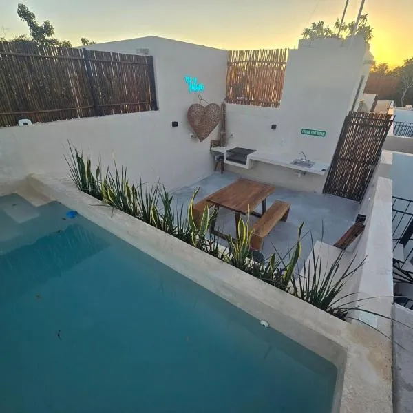 Brand New Penthouse Jungle Views 2 Bdr Sleeps 6، فندق في تولوم