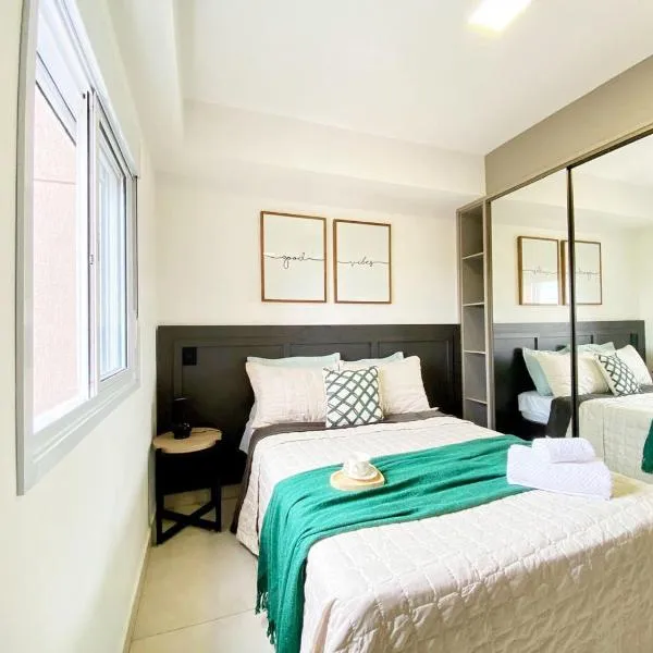 Apartamento Wi-fi, Split, Estacionamento e Piscina, hotel em Ribeirão Preto