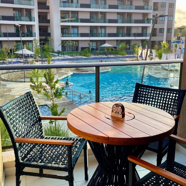 Malia Muro Alto - Porto de Galinhas - Flat para 5 pessoas vista piscinas