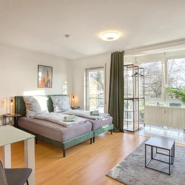 Larooms - Sonne#1, STUDIO mit Parkplatz in ruhiger Lage und perfekter Anbindung, hotel v destinaci Halle