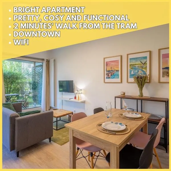 Appart cosy et terrasse en ville、メリニャックのホテル