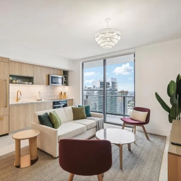 Stunning Lux 2 Bed 2 Bath with Panoramic View from Balcony, hotel a Miami