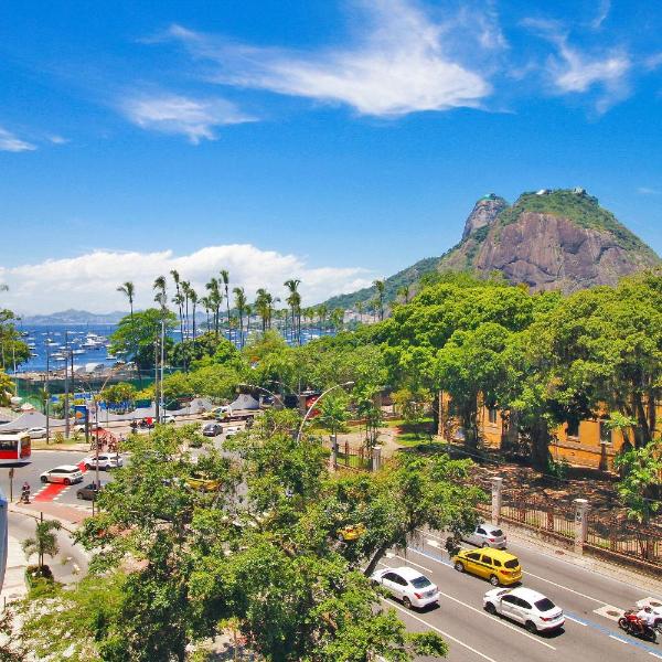 Charmoso apartamento c/ vista para o Pão de Açúcar