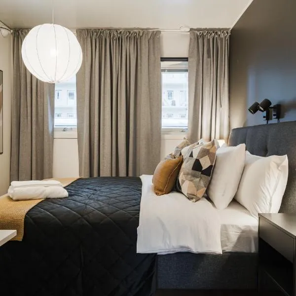 Guestly Homes - 1BR Scandinavian Comfort, hotel in Piteå