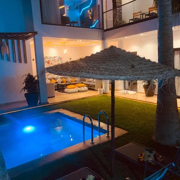 Oasis TIFNIT Villa with Pool View No vis A vis, hotel di Draïd