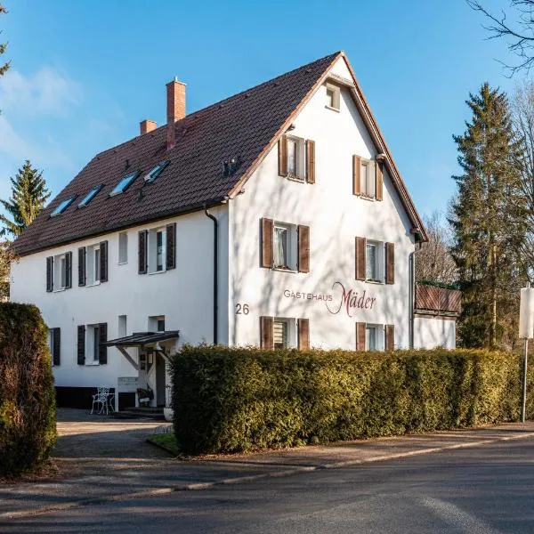 Gästehaus Mäder - Dreiweltenkarte, hotel v destinaci Bad Dürrheim