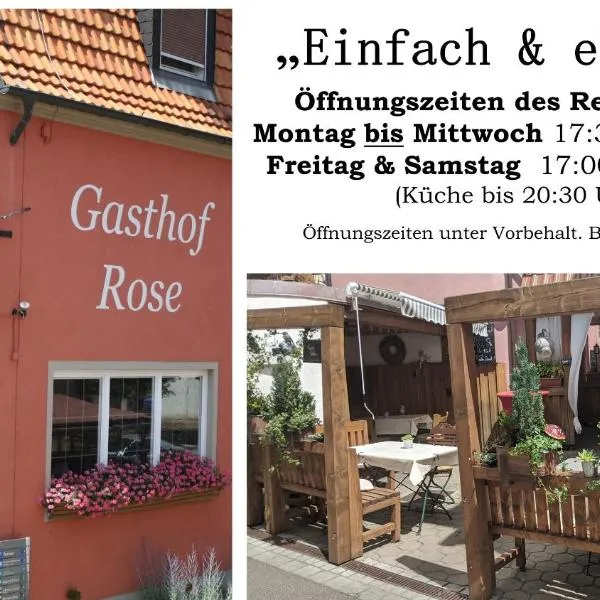 Gasthof Hotel Rose, hotel v destinaci Obereisenheim