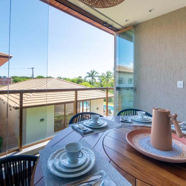 Novíssimo com Varanda Gourmet 10 min a pé da praia - Foto 4