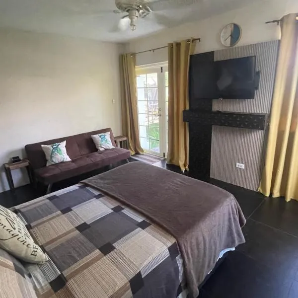 Scarlett Studios 1 -US Embassy Appt 7 mins drive- Lloyd Erskine Sandiford Centre and Ross uni 5 mins drive -Only the 1 night package includes Airport and US Embassy roundtrip, hotel v destinaci Bridgetown