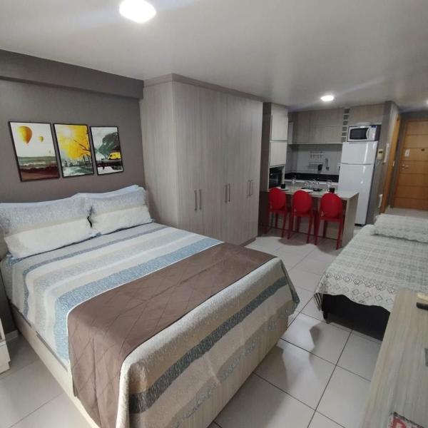 Estudio Confort West Flat com ótima localização.
