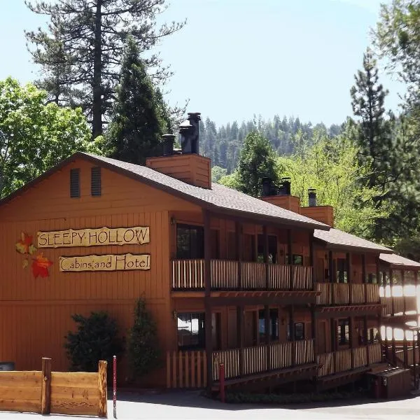 Sleepy Hollow Cabins and Hotel，Crestline的飯店