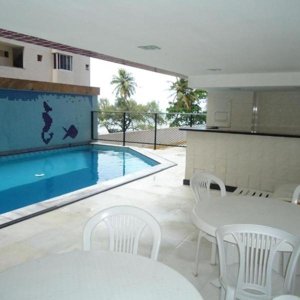 Flat vista mar em Boa Viagem próximo a praia e aeroporto - Foto 4