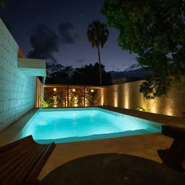 Wild Valladolid 3BR Oasis w Pool & Yoga Palapa, hotel a Valladolid
