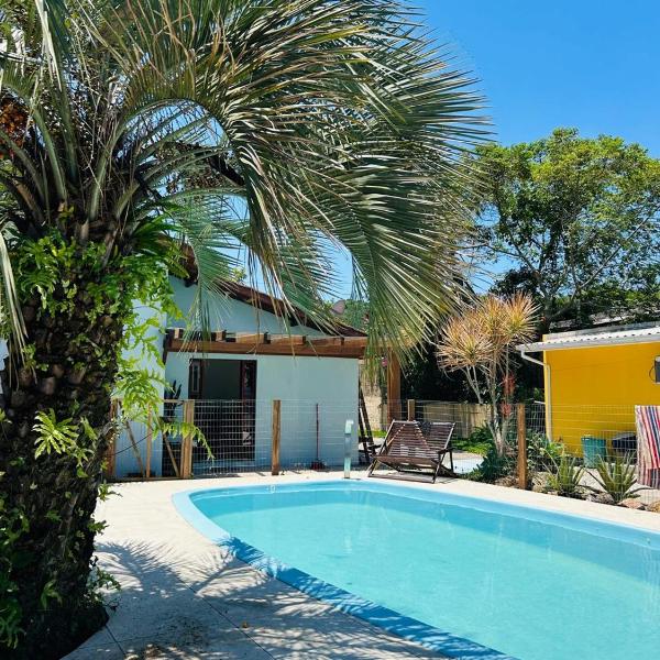 Casa Espaçosa com Piscina, Churrasqueira e Área verde em Sambaqui ao Lado da Praia - Floripa - Foto 5