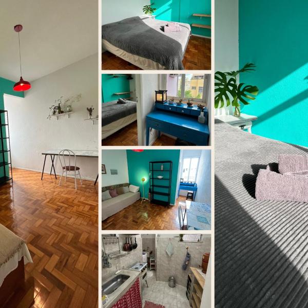 Apartamento charmoso Glória, rua do metrô