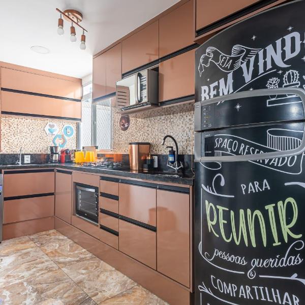 Apartamento aconchegante com ar condicionado de 22 a 8h