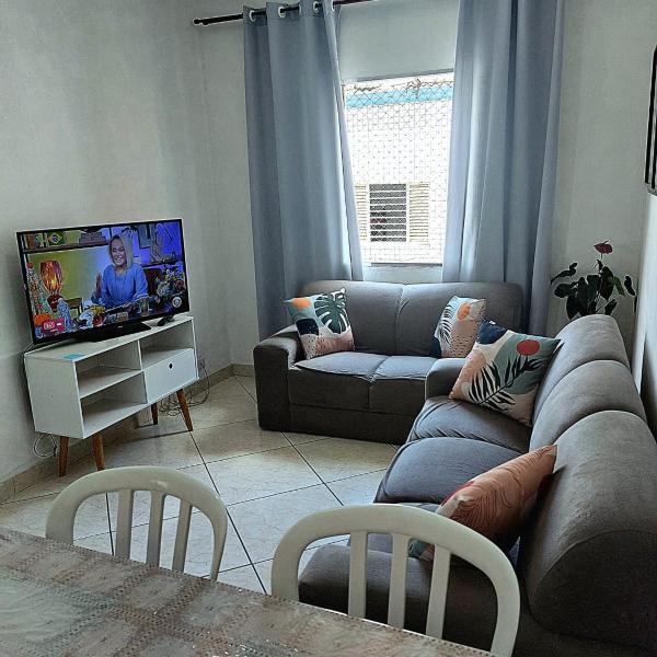 Recanto Beira-mar Tupi, Praia Grande-SP - prédio frente mar, garagem disponível exceto em feriados prolongados