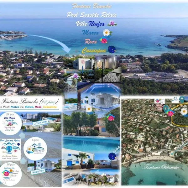 Pool Seaside Relais - VILLE Ninfea, Marea, Rosa e Cassiopea, hotel v destinaci Fontane Bianche