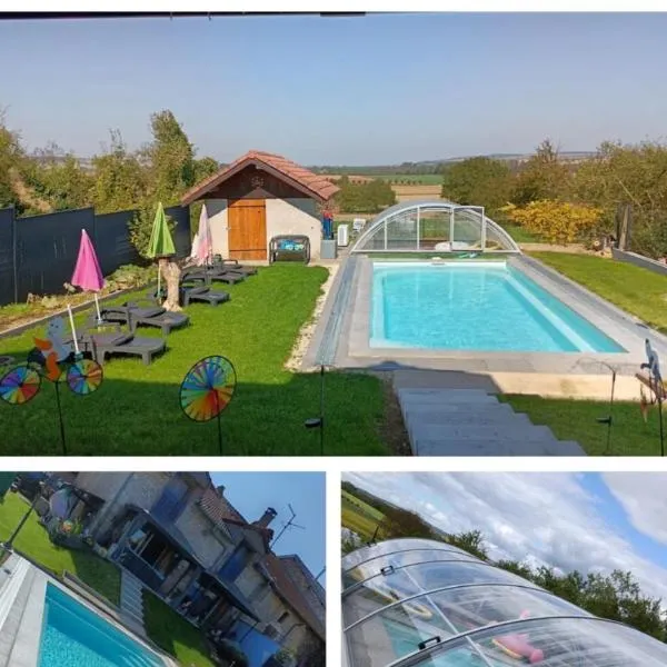 Chambres d'hôtes piscine couverte & chauffée, hotel v destinaci Bouquemont