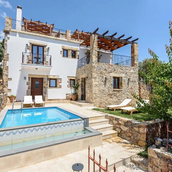 Minos Country Living Apartments, hotel Agrilés városában