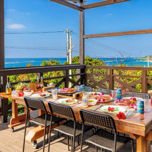 UnclesHouse海の宿は美ら海水族館近く本部町の綺麗な海を眺める1棟貸, hotel v destinaci Motobu