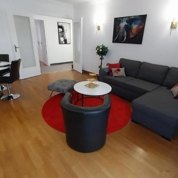 Appart 80m2 tout équipé Châteaucreux Zénith Stade, hotel en Saint-Étienne