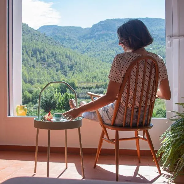 L'Almàssera - Chimenea y montaña para grupos en Aielo de Rugat, hotel v destinaci Ayelo de Rugat