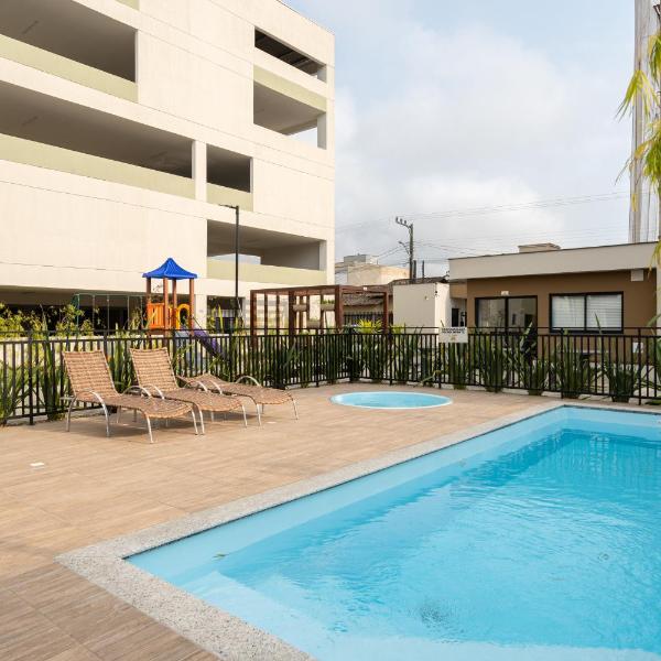 Aptos com 2 Quartos Piscina Churrasqueira Wi-Fi Ar Condicionado Vaga de Garagem a 500m Praia Ideal para Famílias ou Amigos Reserve Agora - Foto 3