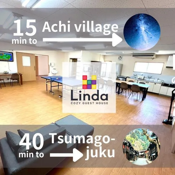 LINDA Guest House -- Great for long term stay with family and friends!Enough Playing Guest House, hotel v destinaci Iida