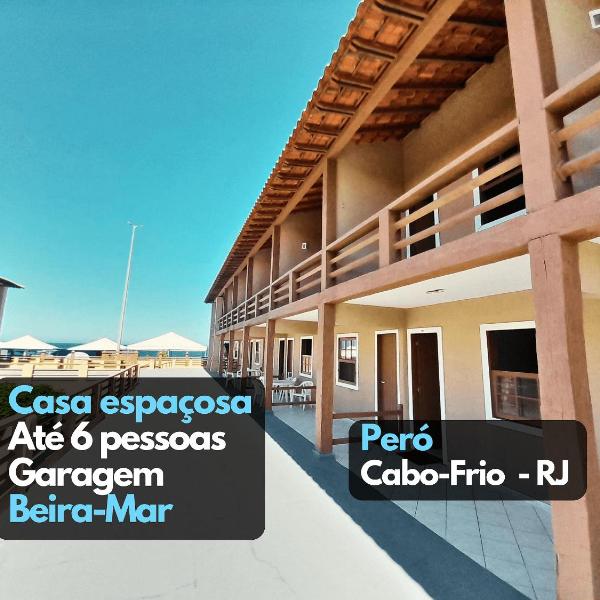 Casa espaçosa à beira-mar Peró Cabo Frio RJ