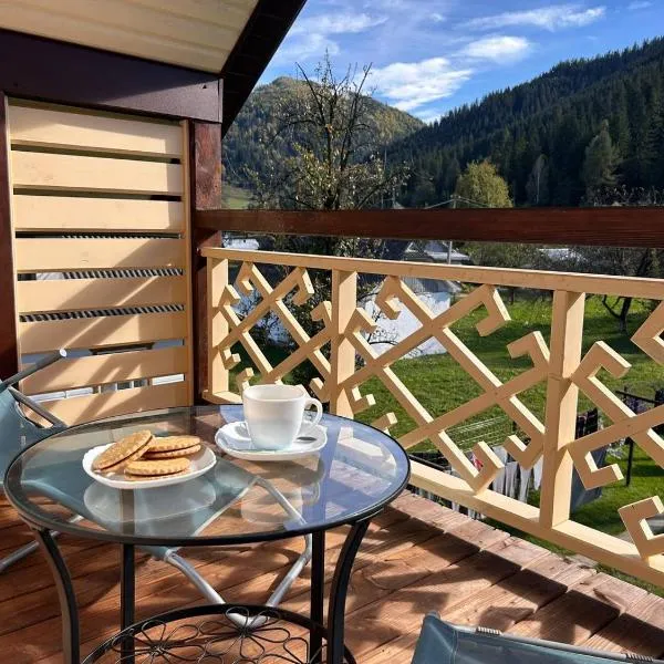 Апартаменти в садибі Черемош, מלון בKrivorovnya