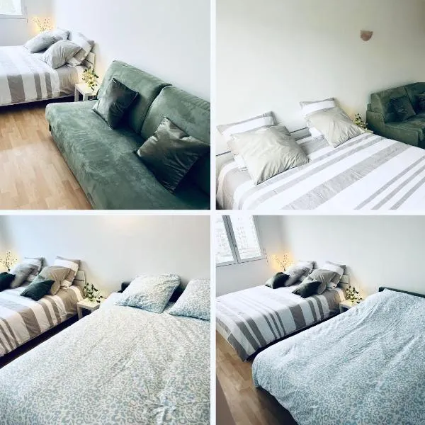 T2 Mérignac, tram, airport, 6p, hotel u gradu Merinjak