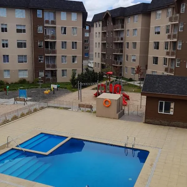 Familiar departamento en Villarrica, hotelli kohteessa Villarrica