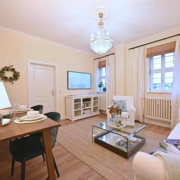 GRÄFIN AMALIA - Elegantes Apartment in der historischen Hinterburg in Schlitz, 2 Schlafzimmer, mit Garten, nahe Fulda und Bad Hersfeld, hotel v destinaci Schlitz