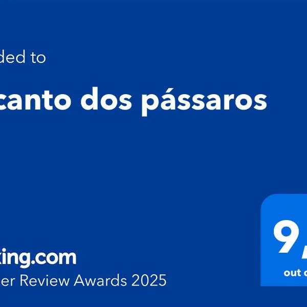 Recanto dos pássaros, hotel v destinaci Garibaldi