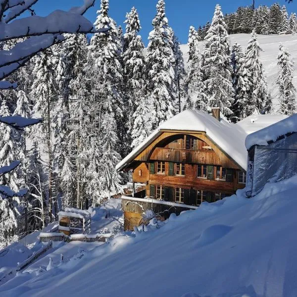 Appartement bei Selbstversorger auf Kleinbauernhof, хотел в Eriz