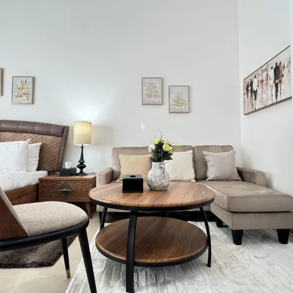 Peaceful Al Reef Studio - King Bed Comfort for 2 Near Community Park, hotel v destinaci Abu Dhabi