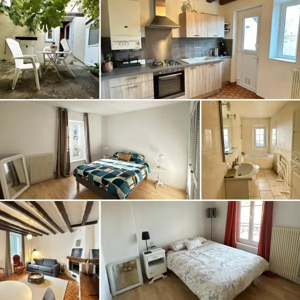 GRANGE TATON-Maison avec jardin-Au calme-Tout à pied-High wifi, hotel v destinácii Moret-sur-Loing