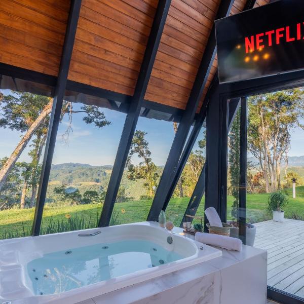 Cabanas com banheira na Serra Catarinense - Foto 5