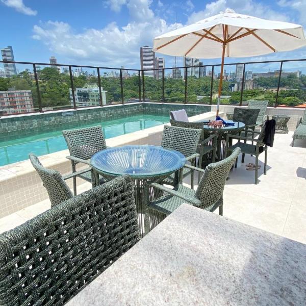 Studio Premium House Ondina Piscina Vista Mar Próximo a UFBA - Foto 4